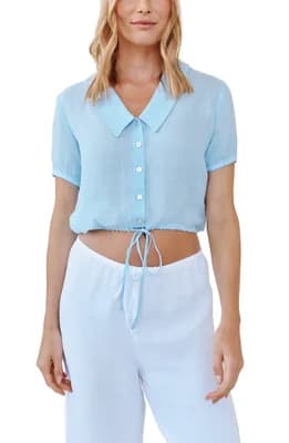 Linen Button-Up Shirt