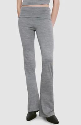 Studded Knit Trousers