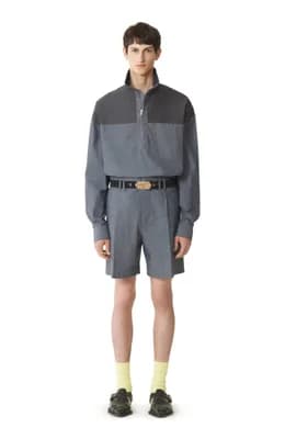 Chambray Shorts