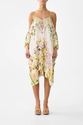 Short Drop Shoulder Strap Kaftan