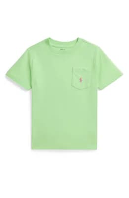 Kids' Cotton Jersey Pocket T-Shirt