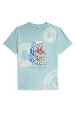 Kids' Polo Bear Graphic Cotton Jersey T-Shirt