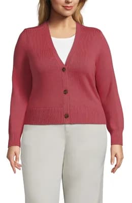 Plus Size Drifter Vneck Dress Cardigan Sweater