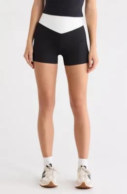 Two-Tone Dip Shorts