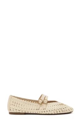 Elizabeth Woven Mary Jane Flat