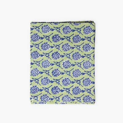 Nikhar - Pure Linen Hand-Printed Table Runner
