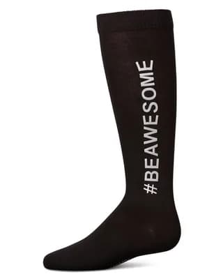 #BEAWESOME Knee High Socks