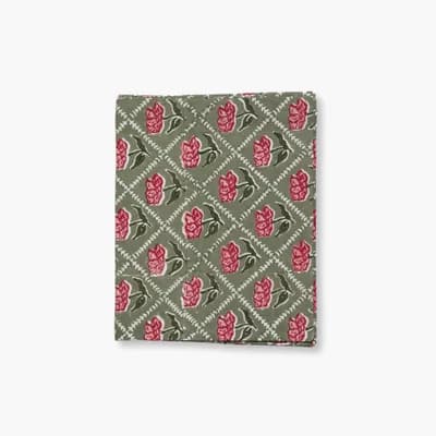 Noor - Pure Linen Handprinted Table Runner
