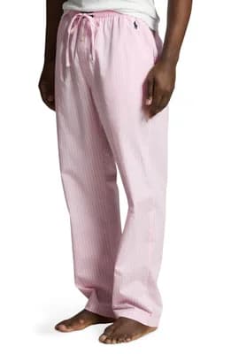 Stripe Cotton Pajama Pants