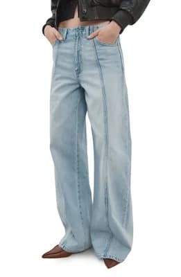 Seamed Balloon Jeans