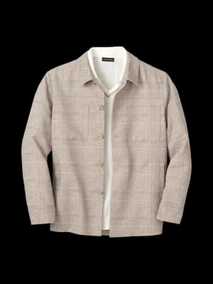 Plaid Shirt Jacket