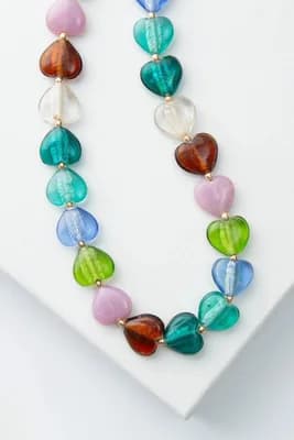 Lampwork Heart Necklace