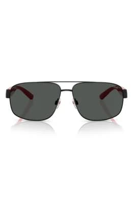 62mm Oversize Pilot Sunglasses