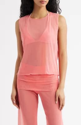 Melody Sheer Mesh Tank