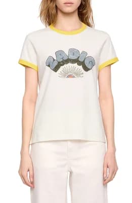 Logo Graphic Ringer Tee
