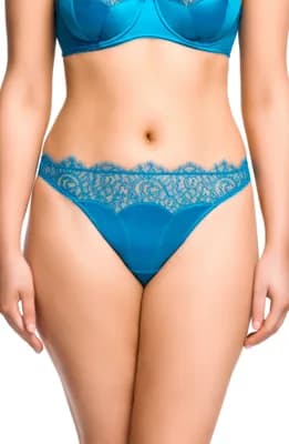 Ester Lace Trim Thong