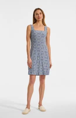 Silky Knit Mini Shift Dress