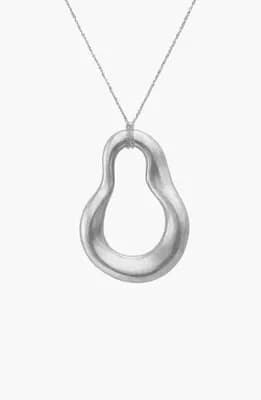 Nova Wave Necklace in Silver