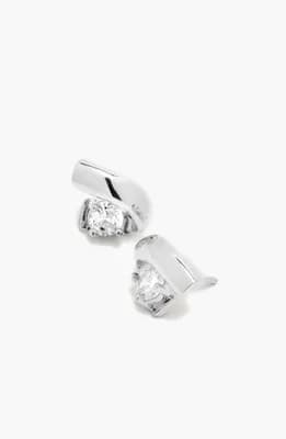 Afar Stud Earrings in Silver