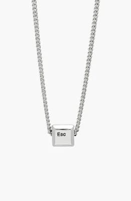 Esc Necklace In Silver