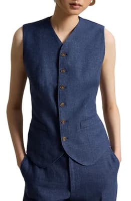 Linen & Cotton Vest