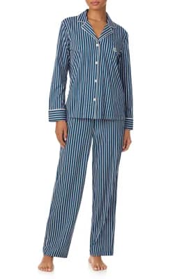 Print Cotton Blend Pajamas