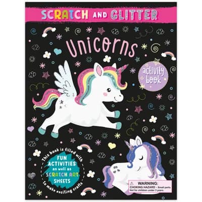 Scratch & Glitter Activity Book