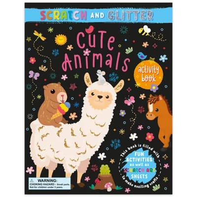Scratch & Glitter Activity Book