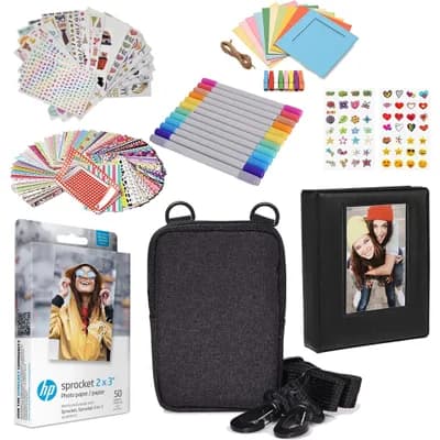 2x3 Photo Paper Kit 50 Pack + Accessories