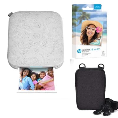 Sprocket 3x4 Printer Bundle with Case & Paper