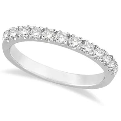 14K Gold Gem-Set Stackable Anniversary Band
