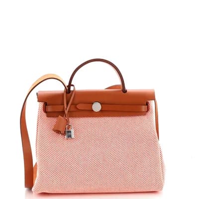 Herbag Zip Criss Viking Toile and Leather 31