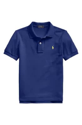 Kids' Cotton Piquè Polo