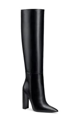 Paris Pointed Toe Knee High Boot