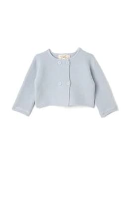 Front Button Double Breasted Knit Cardigan