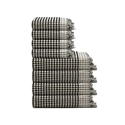 Dots Turkish Cotton Terry Towel Bundle