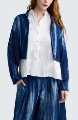 Reese Batik-effect Short Jacket