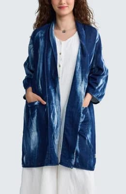 Monroe Batik-effect Long Jacket