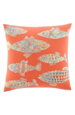Batic Fish Pillow - 20" Square
