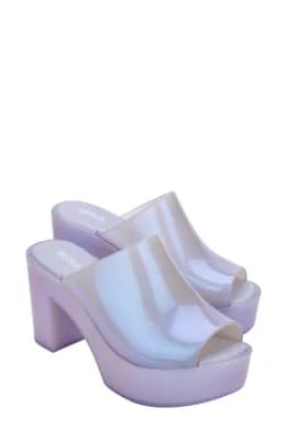 Open Toe Platform Mule