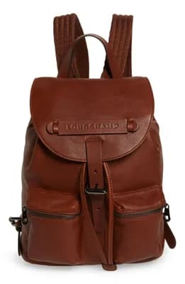 Small 3D Leather Backpack