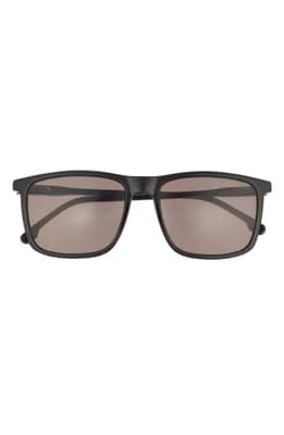 55mm Rectangular Polarized Sunglasses