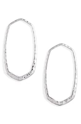 Zorte Open Hexagon Earrings