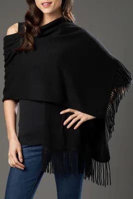 Solid Cashmere Wrap