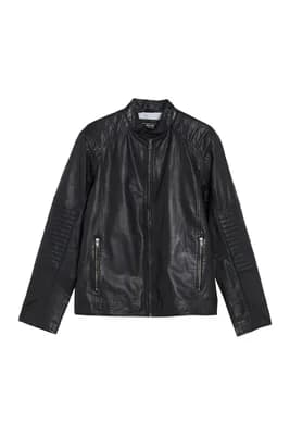Lamb Leather Moto Jacket