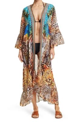 Animal Print Duster