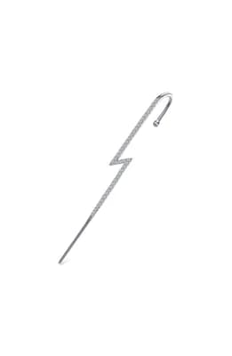 Lightning Bolt Simulated Diamond Ear Cuff