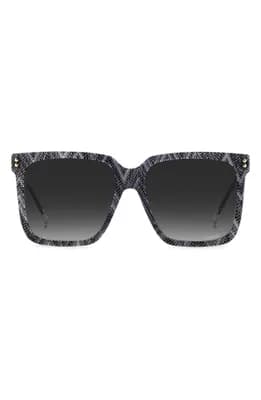 60mm Gradient Square Sunglasses