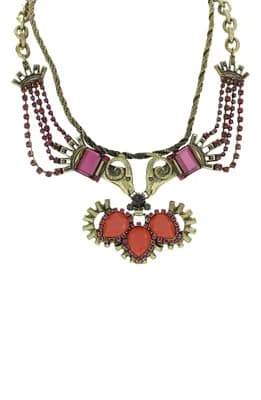 Gwen Red Statement Necklace