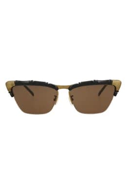 58mm Modified Cat Eye Sunglasses
